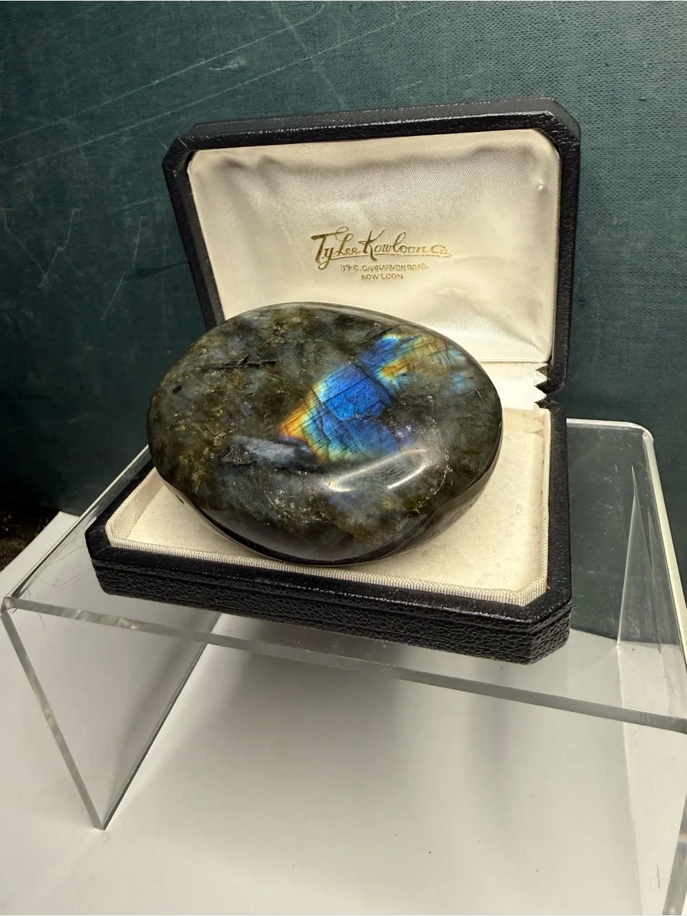 Polished Labradorite Stone w/ Vibrant Blue & Multicolor Flash